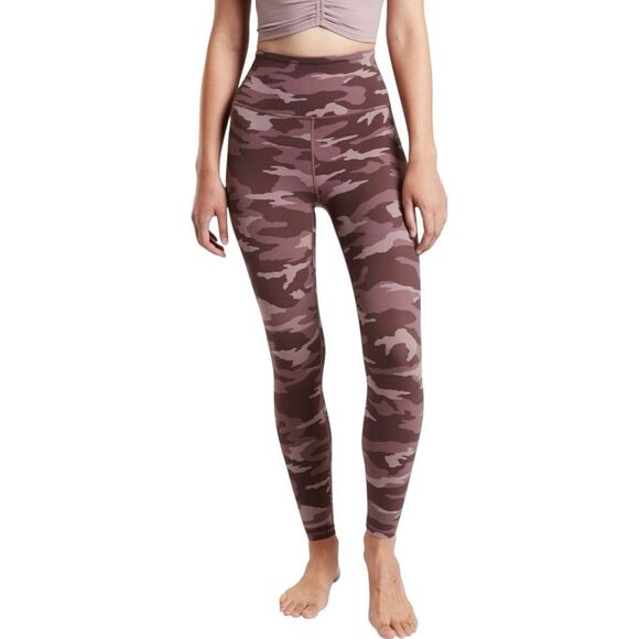 |EUC| ATHLETA Pink Camo Elation 7/8 Tight - Picture 1 of 9